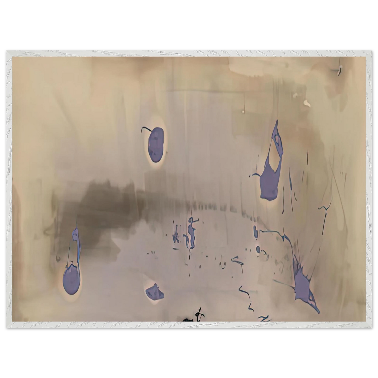 Helen Frankenthaler - Sacrifice Decision, 1981- Wall Art - 30x40 cm / 12x16 inches - Premium Wooden Framed Poster With Fine Art Paper - Wood frame