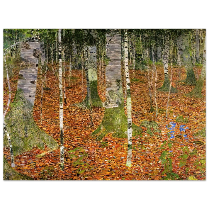 Gustav Klimt - FARMHOUSE WITH BIRCH TREES 1903  75x100 cm / 30x40inches Fine Art Poster