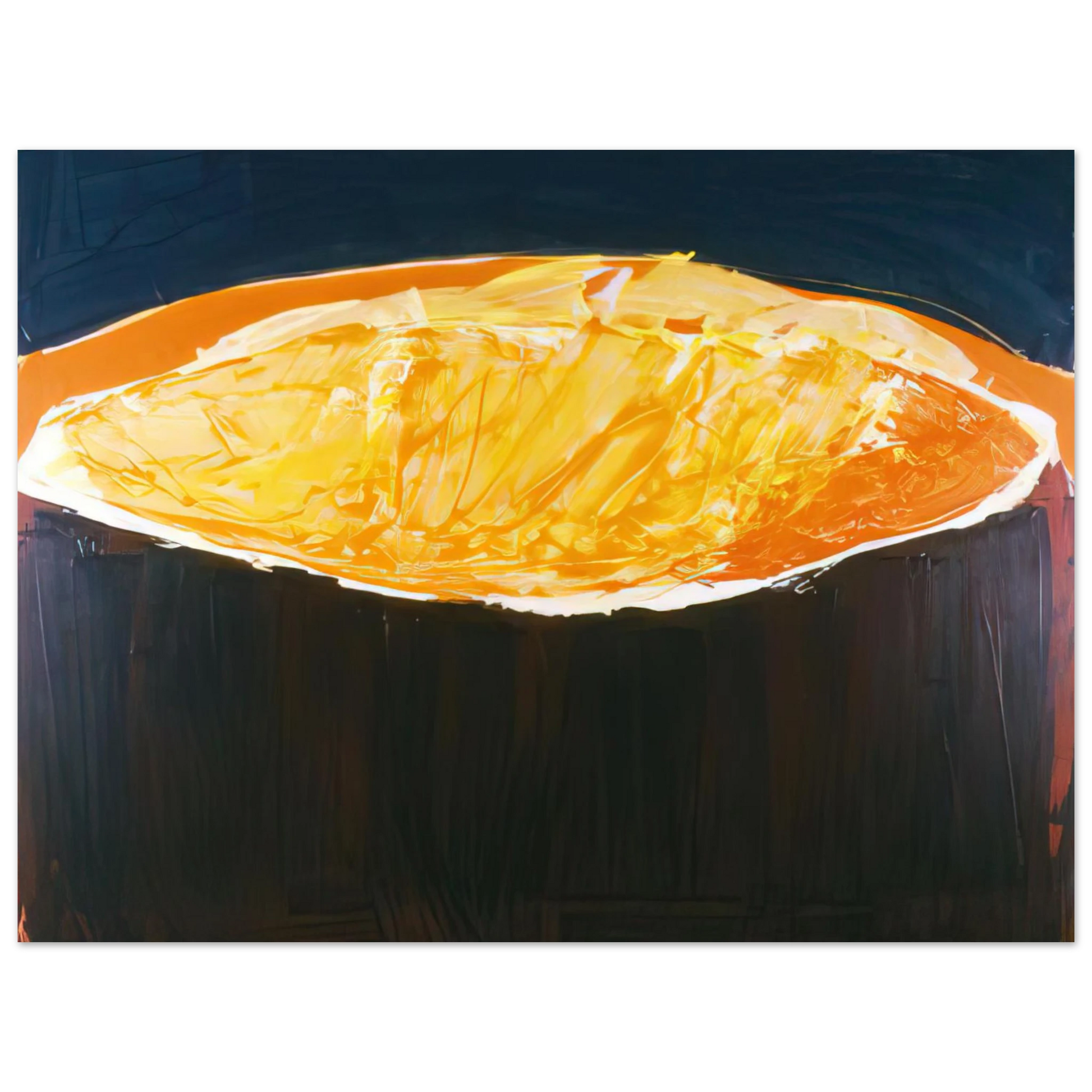 Ronnie Landfield - Volcano, The Heat - 1983 Fine Art Poster - Default Title