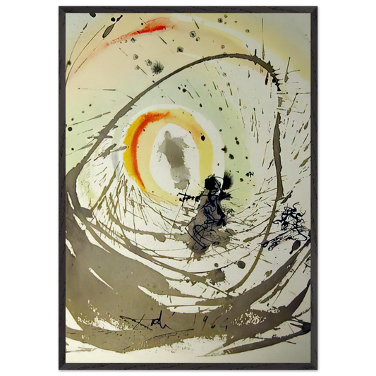 MULIER AMICTA SOLE 1967 - Salvador Dali Framed Art Print – Black Wooden Frame - Default Title - -Framed Art Print