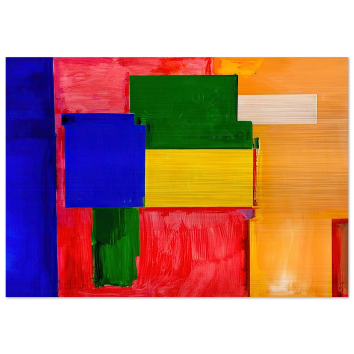 To Miz - Pax Vobiscum - Hans Hofmann Brushed Aluminum Print - 70x100 cm / 28x40 inches | Hans Hofmann Aluminum Print | Hans Hofmann Prints