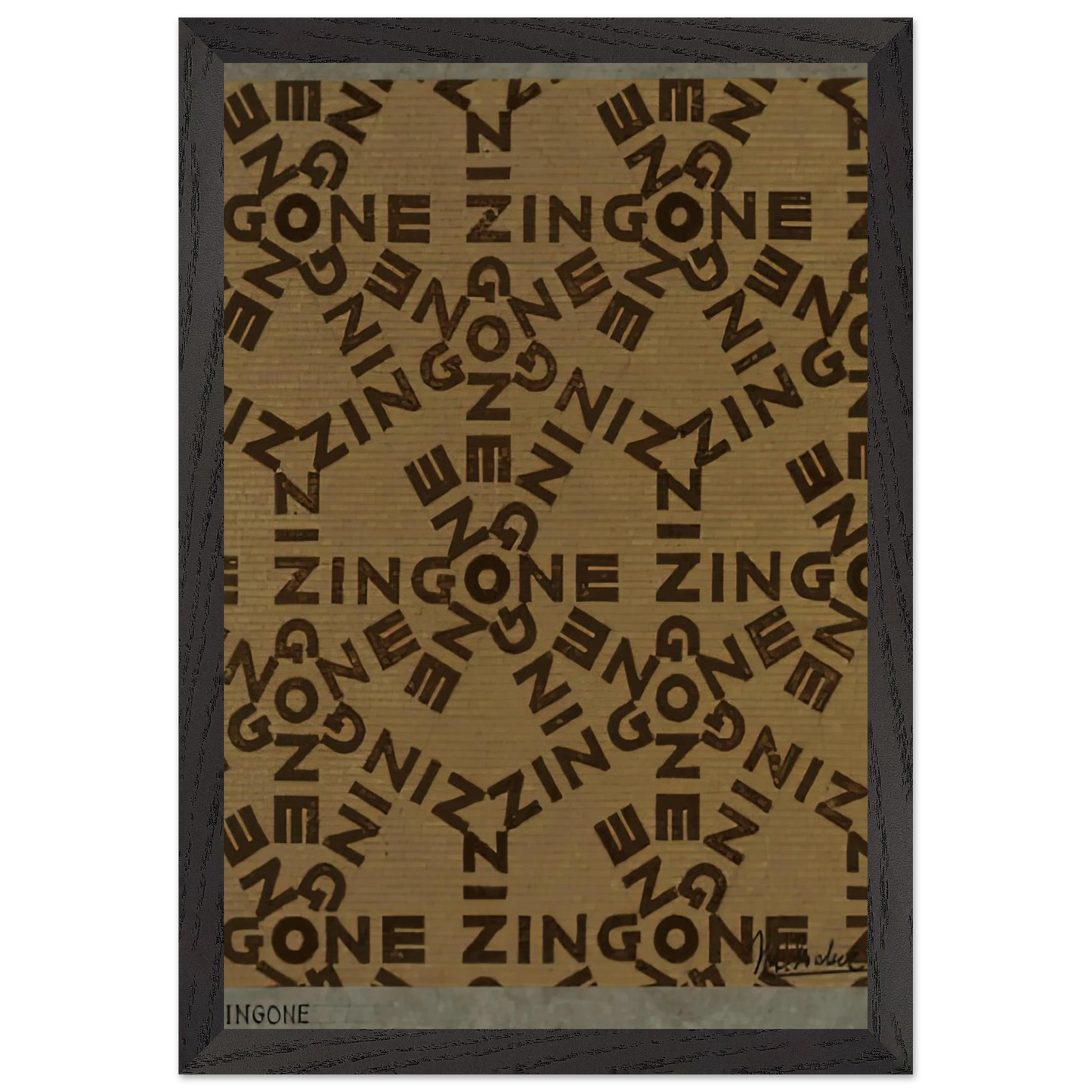 MC Escher - ESCHER (20) Wall Art - 21x29.7 cm / 8x12" - Premium Wooden Framed Poster With Fine Art Paper - Wood frame