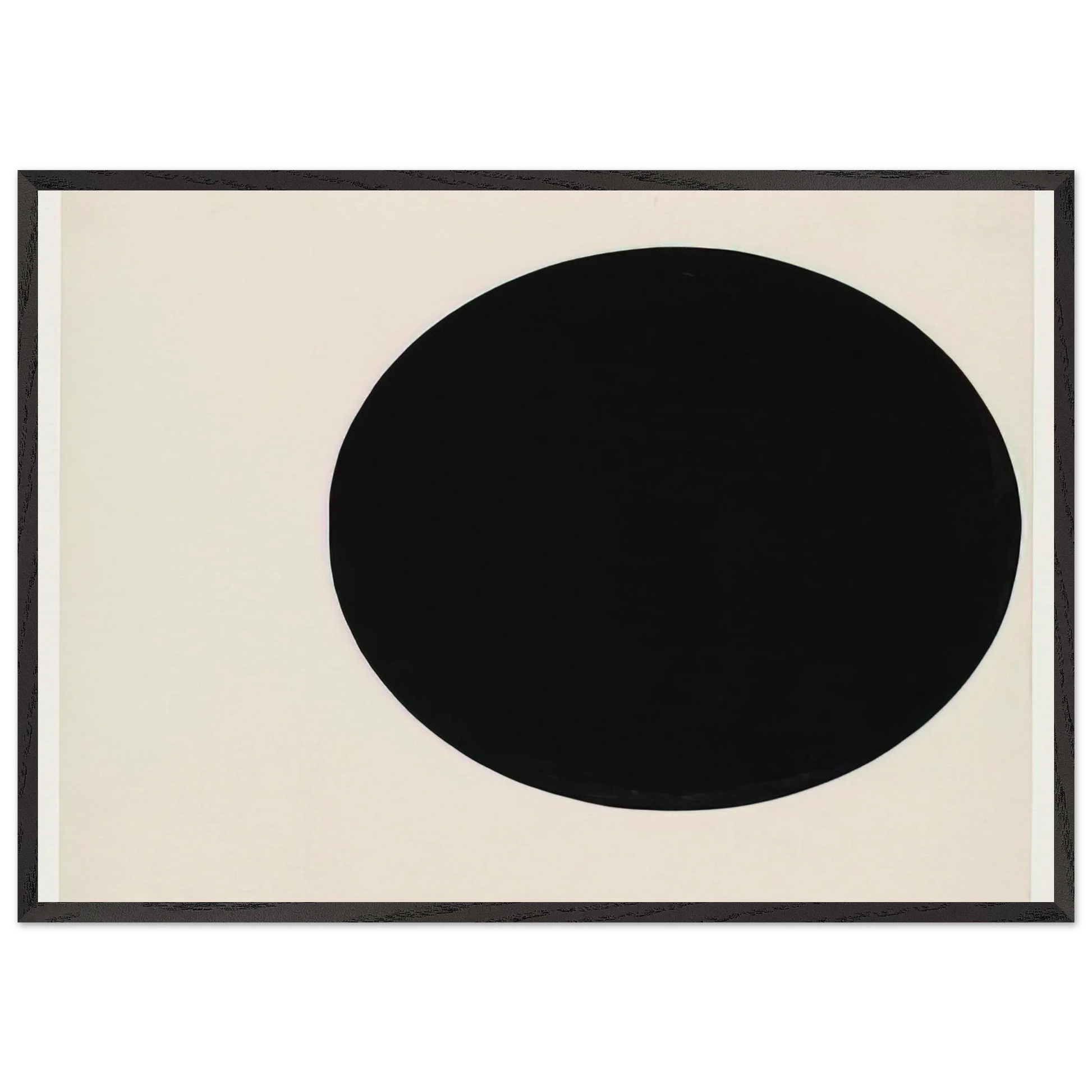 Circle Form - Ellsworth Kelly Framed Art Print – Black Wooden Frame - Default Title - -Framed Art Print