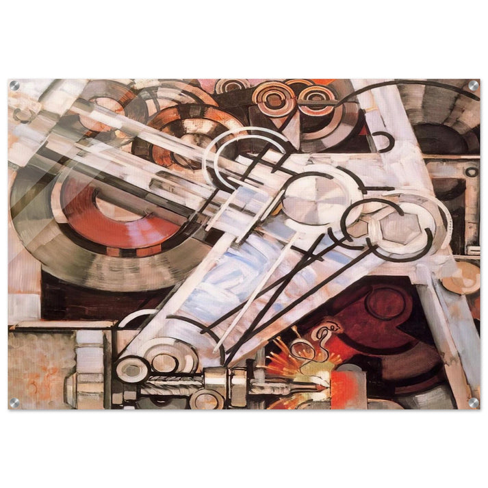 Drill - Frantisek Kupka Acrylic Print - 70x100 cm / 28x40″ inches