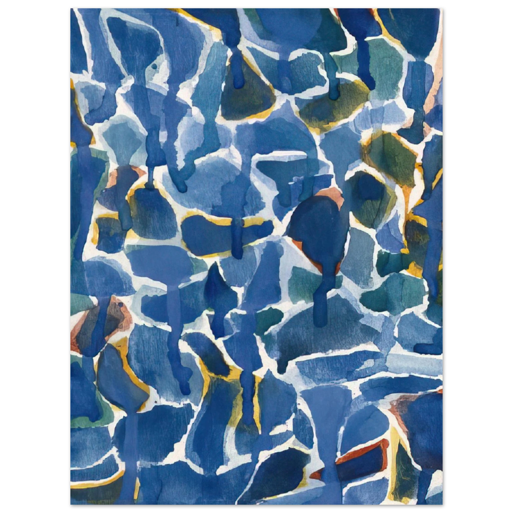 Sam Francis - Untitled  SF54-077  Fine Art Poster - Default Title