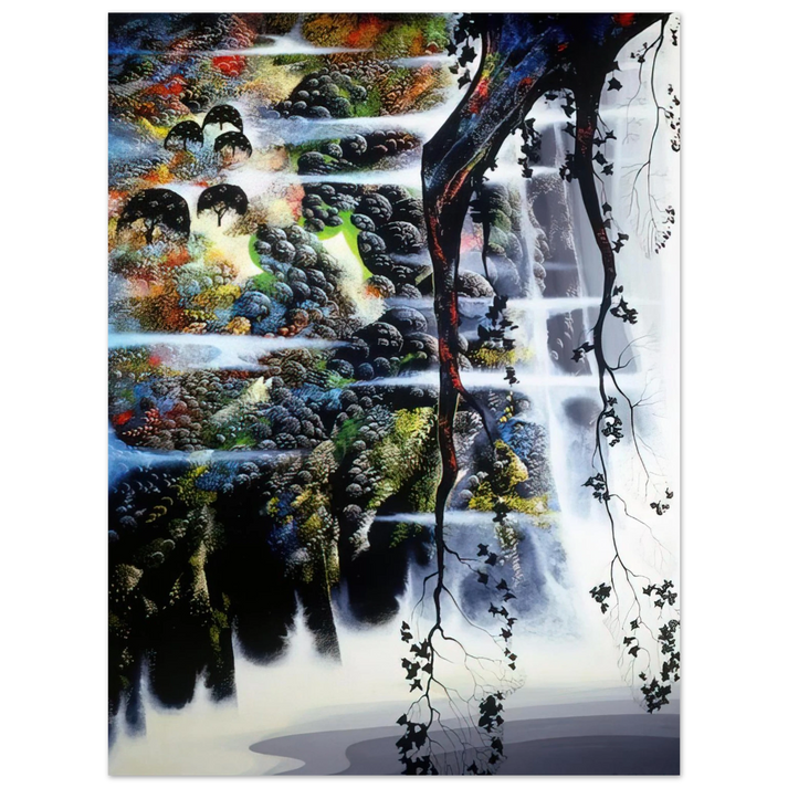 Eyvind Earle - Seaside Wilderness  75x100 cm / 30x40inches Fine Art Poster