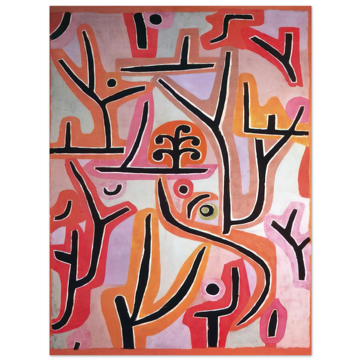 Paul Klee - PARK BEI LU 1938  75x100 cm / 30x40inches Fine Art Poster
