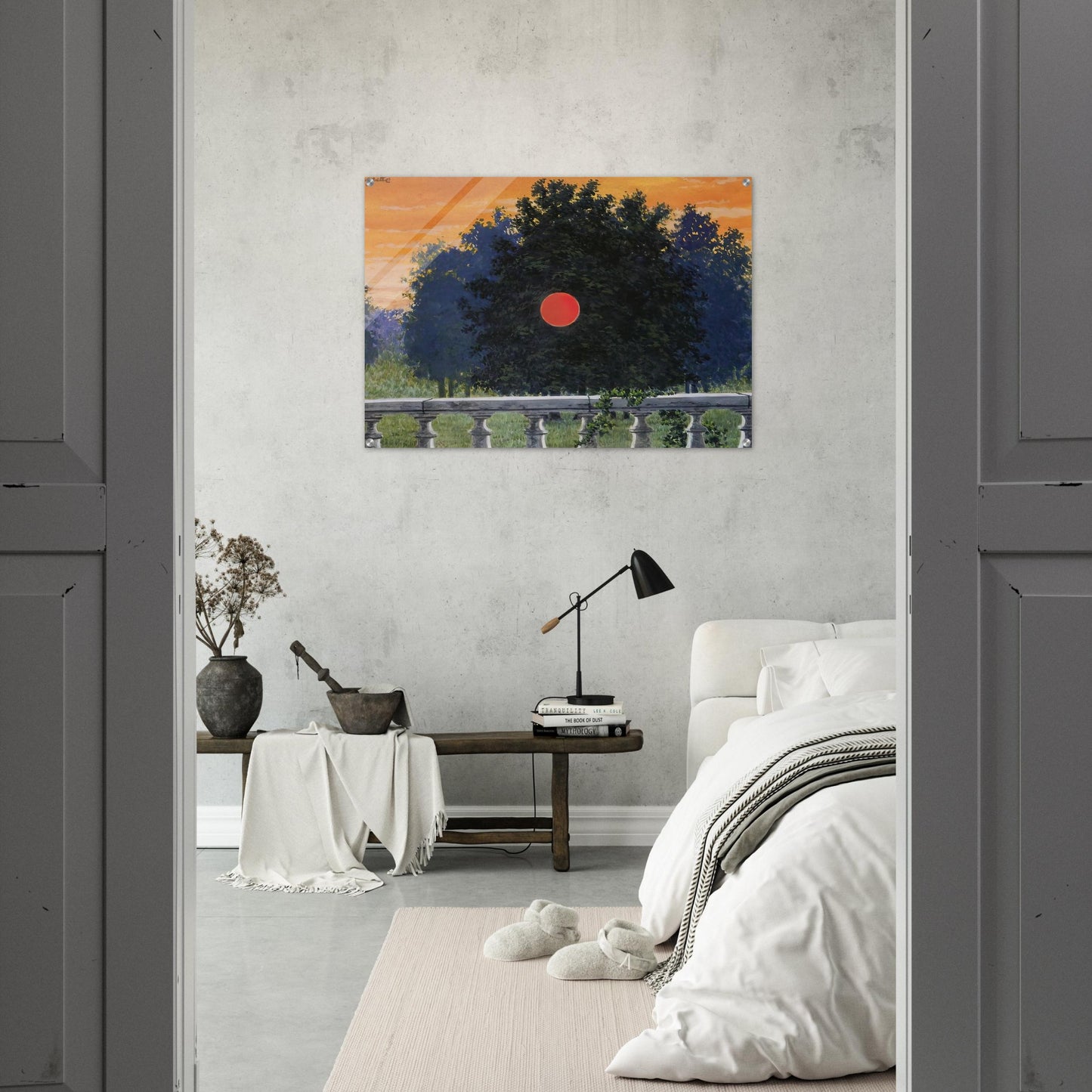 BANQUET 1955 - Rene Magritte Acrylic Print - 70x100 cm / 28x40″ inches | Rene Magritte Wall Art | Rene Magritte Prints