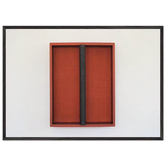 Untitled 101 Spring Street - 1962 - Donald Judd 70x100 cm / 28x40 inches Framed Art Print – Black Wooden Frame