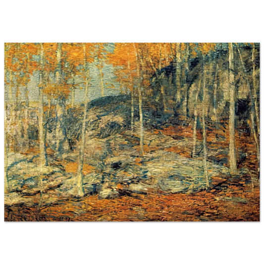 The Ledges - Childe Hassam Brushed Aluminum Print - 70x100 cm / 28x40 inches | Childe Hassam Aluminum Print | Childe Hassam Prints