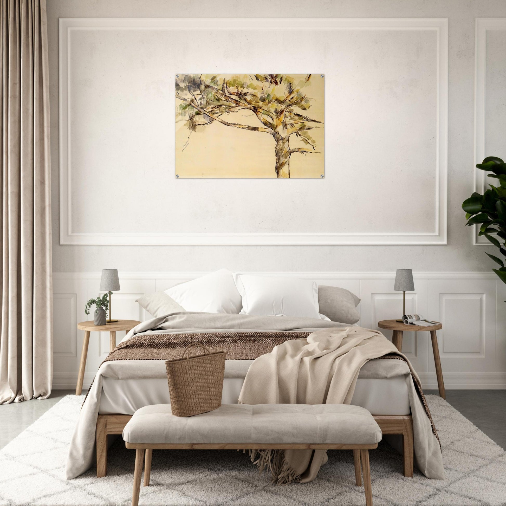 Large Pine - Paul Cézanne Acrylic Print - 70x100 cm / 28x40″ inches