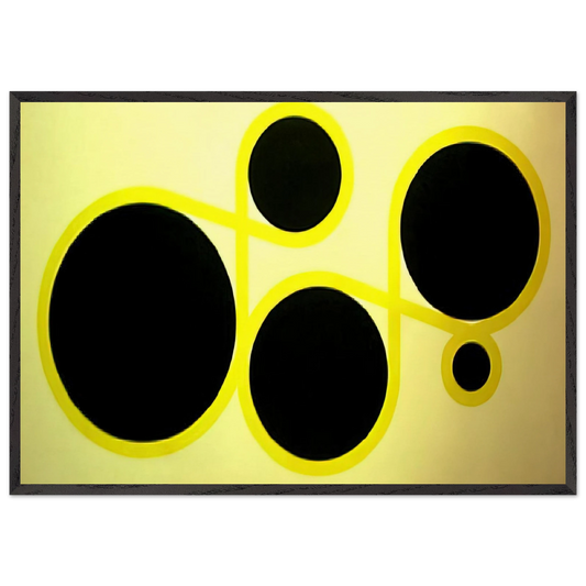 Path IV - 1952 - Alexander Liberman Framed Art Print – Black Wooden Frame - Default Title - -Framed Art Print