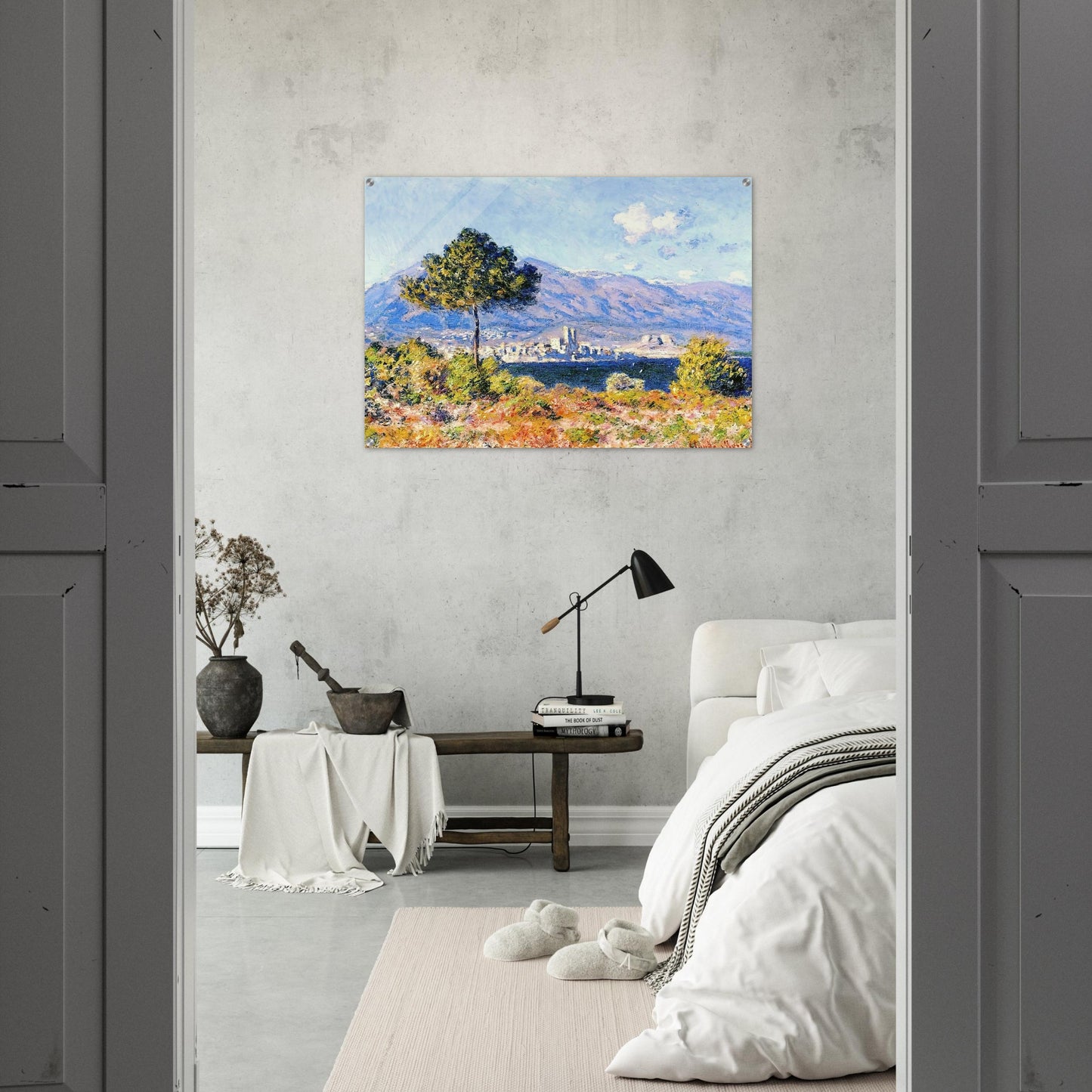 View of Antibes from the Plateau Notre-Dame - claude monet Acrylic Print - 70x100 cm / 28x40″ inches