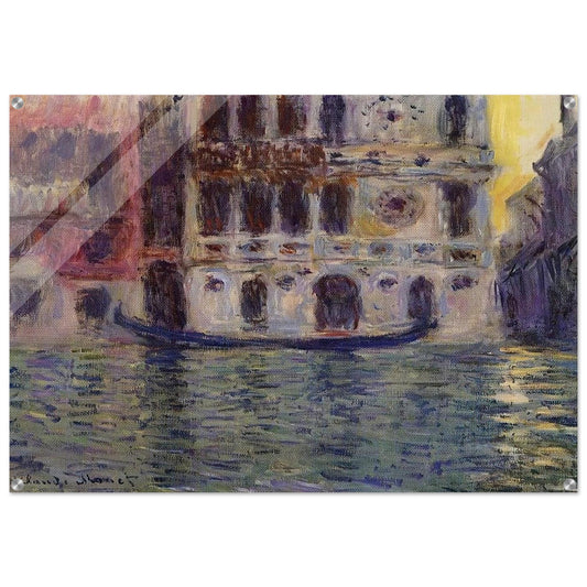 Palazzo Dario 3 - claude monet Acrylic Print - 70x100 cm / 28x40″ inches