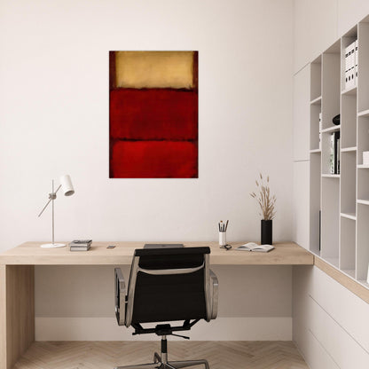 Red - 1964 - Mark Rothko Brushed Aluminum Print - 70x100 cm / 28x40 inches | Mark Rothko Aluminum Print | Mark Rothko Prints