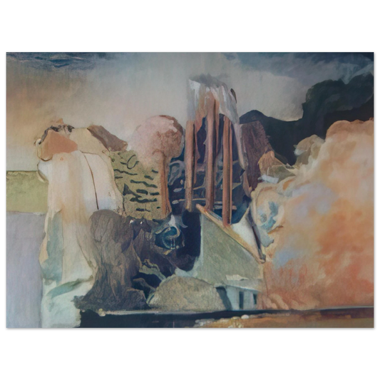 Menez - unknow ntitle - Lyrical Abstraction Fine Art Poster - Default Title