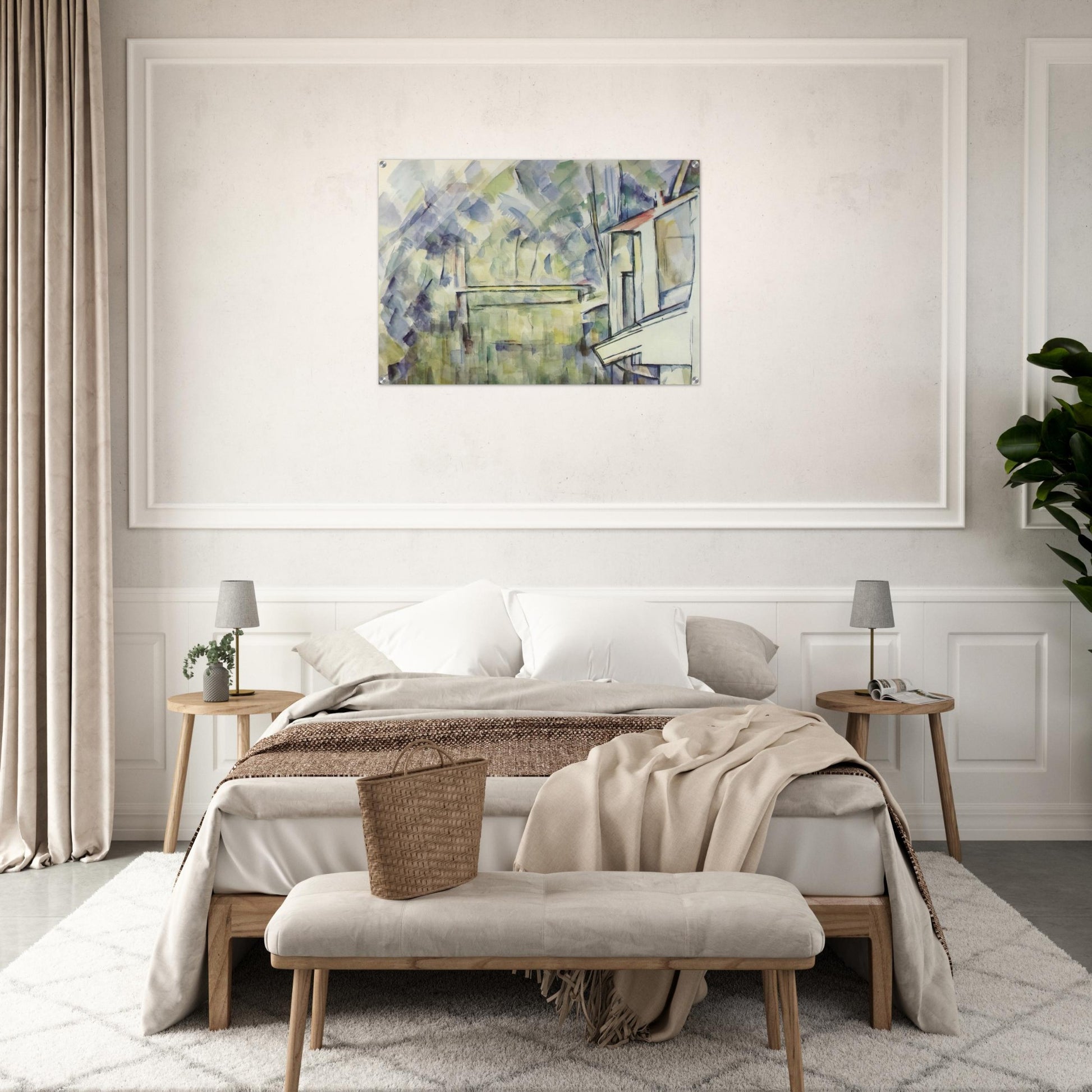 Mill on the River - Paul Cézanne Acrylic Print - 70x100 cm / 28x40″ inches