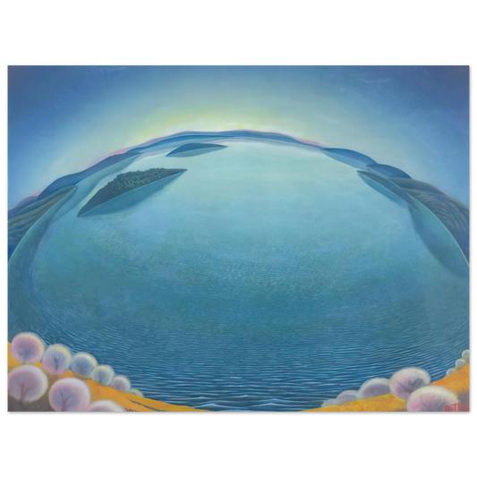 Gerardo Dottori - Lago-alba - 1942 Fine Art Poster - Default Title