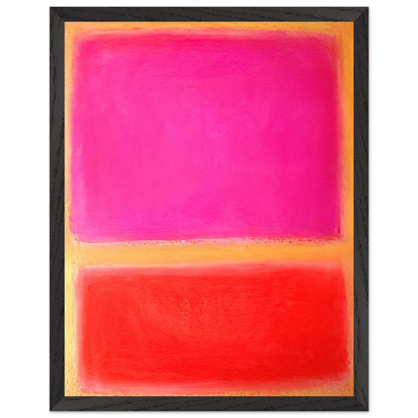 Helen Frankenthaler - Untitled - Color Field Painting Wall art - 27x35 cm / 11x14 inches - Premium Wooden Framed Poster With Fine Art Paper - Wood frame
