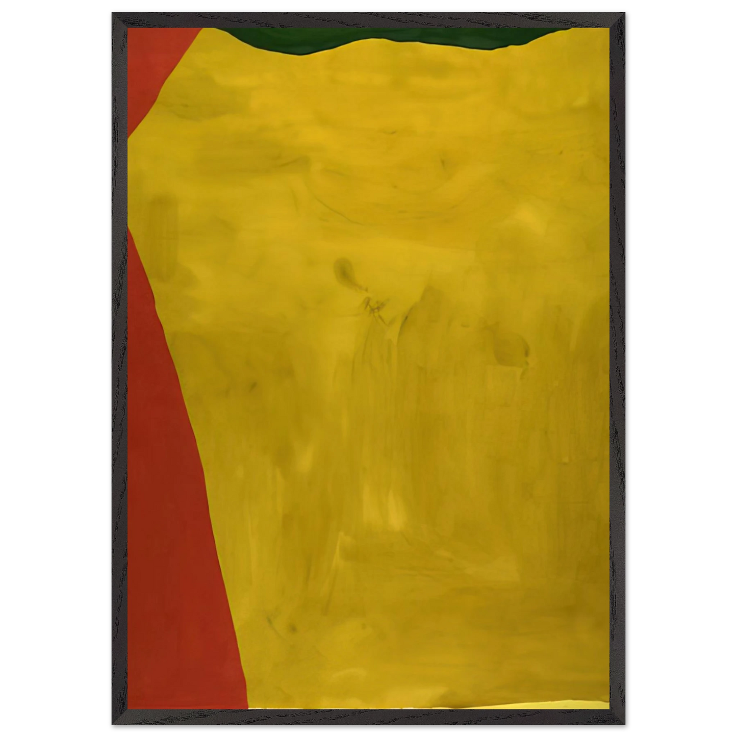 Helen Frankenthaler - Blessing of the Fleet - 1969 Wall art - 60x80 cm / 24x32 inches - Premium Wooden Framed Poster With Fine Art Paper - White frame