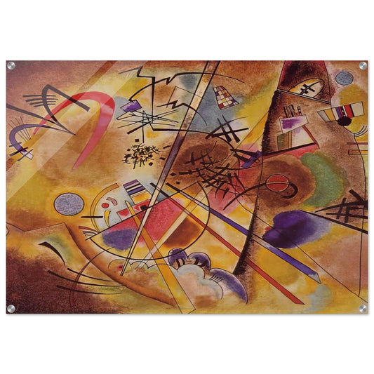 SMALL DREAM IN RED 1925 - Wassily Kandinsky Acrylic Print - 70x100 cm / 28x40″ inches | Wassily Kandinsky Wall Art | Wassily Kandinsky Prints
