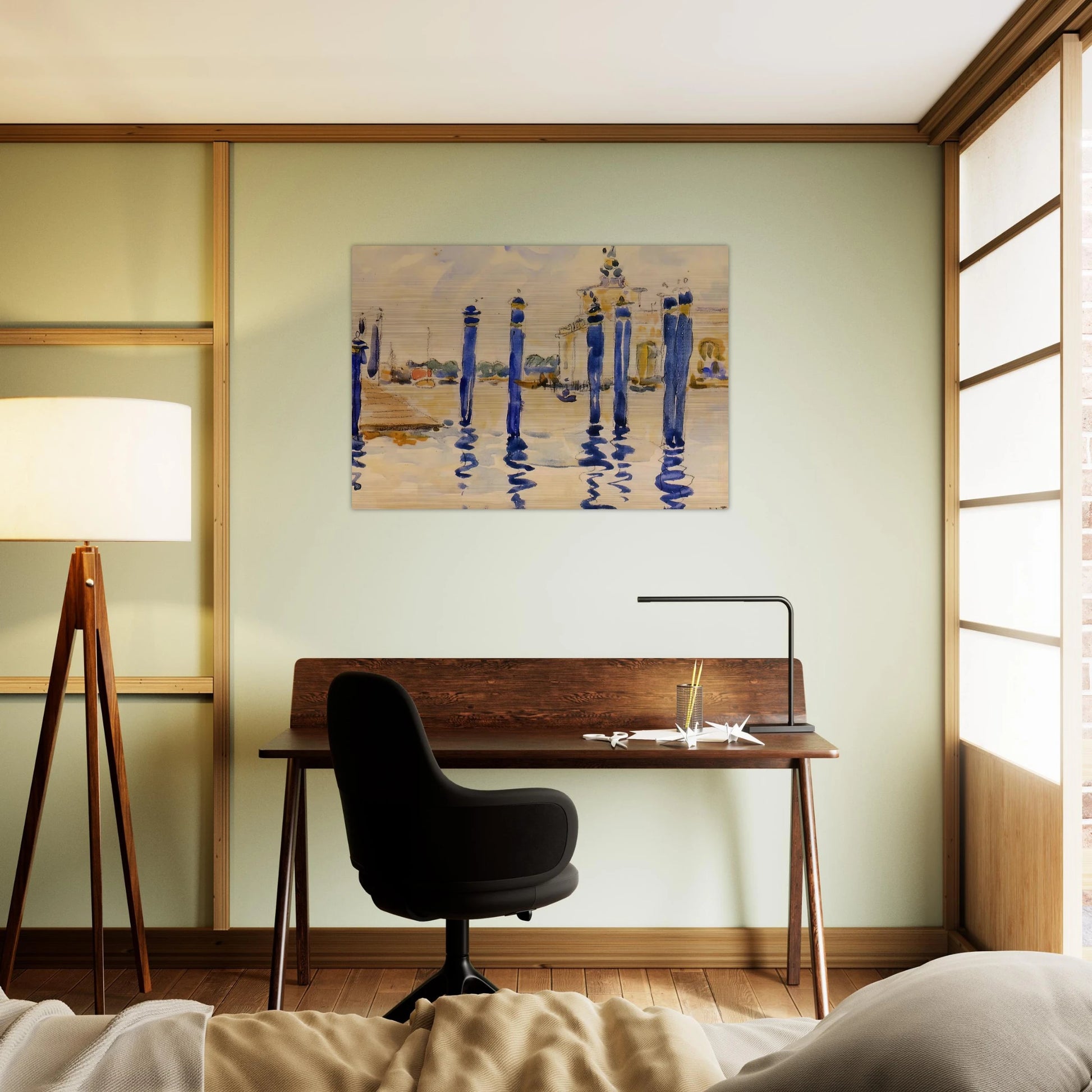La Donana, Venice - Henri-Edmond Cross Brushed Aluminum Print - 70x100 cm / 28x40 inches | Henri-Edmond Cross Aluminum Print | Henri-Edmond Cross Prints