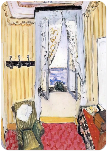 MY ROOM AT THE BEAU RIVAGE 1918 By Henri Matisse Pack of 10 Post Cards | Henri Matisse Post Cards | A6 (10.5 x 14.8 cm) - 4.1 x 5.8 inches