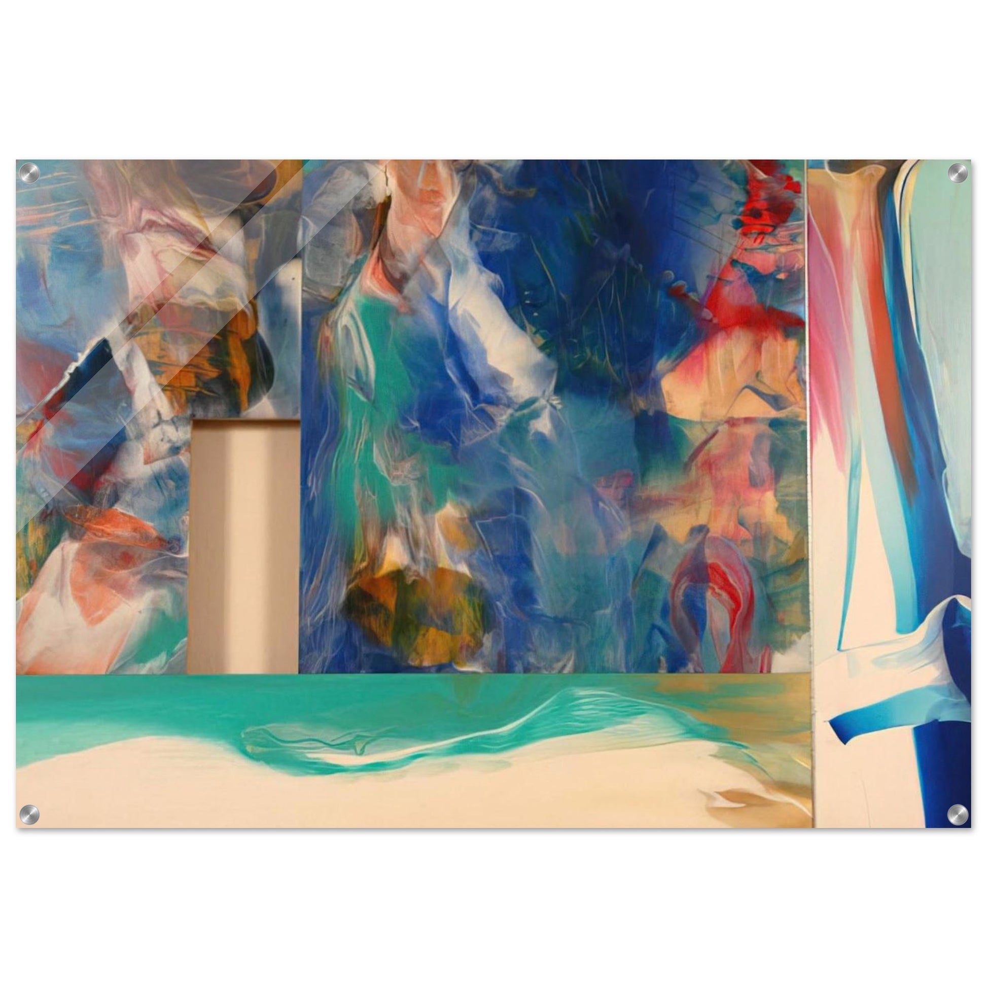 Icon - Sam Gilliam Acrylic Print - 70x100 cm / 28x40″ inches | Sam Gilliam Wall Art | Sam Gilliam Prints