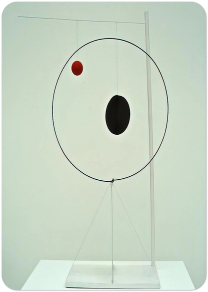 OBJECT WITH RED BALL 1931 By Alexander Calder Pack of 10 Post Cards | Alexander Calder Post Cards | A6 (10.5 x 14.8 cm) - 4.1 x 5.8 inches