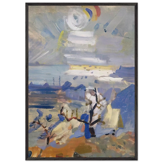 Weehawken Sequence No 30 - 1916 - John Marin Framed Art Print – Black Wooden Frame - Default Title - -Framed Art Print