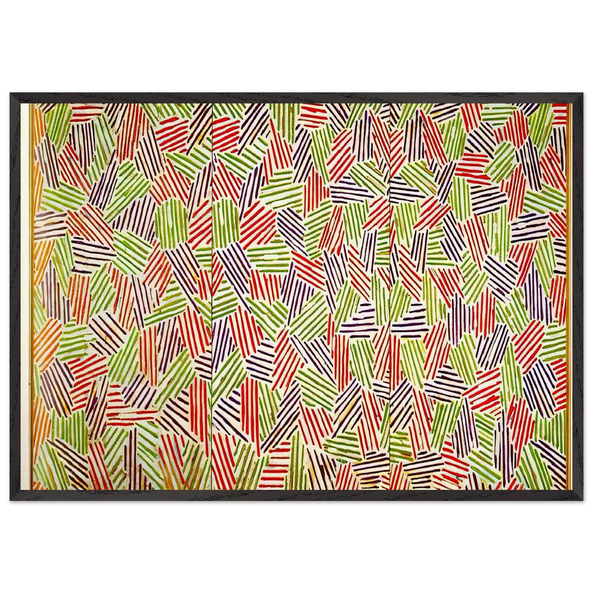 SCENT - Jasper Johns Framed Art Print – Black Wooden Frame - Default Title - -Framed Art Print