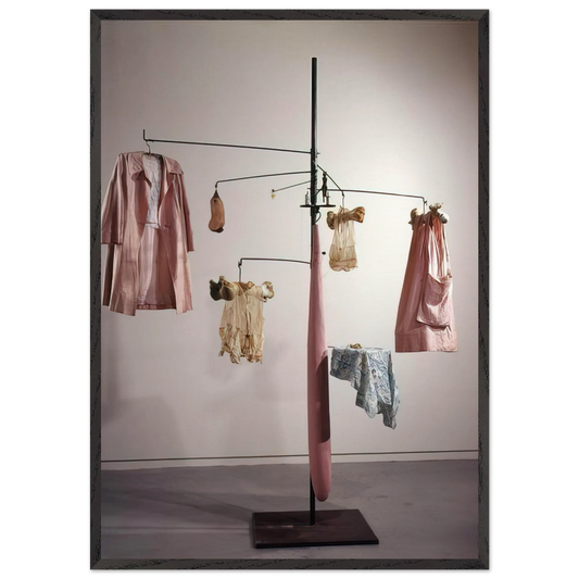 PINK DAYS AND BLUE DAYS 1997 - Louise Bourgeois Framed Art Print – Black Wooden Frame - Default Title - -Framed Art Print