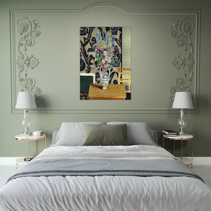 BOUQUET DE FLEURS POUR LE QUATORZE JUILLET 1919 - Henri Matisse Brushed Aluminum Print - 70x100 cm / 28x40 inches | Henri Matisse Aluminum Print | Henri Matisse Prints