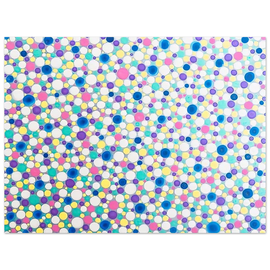 Yayoi Kusama - DOTS 2004 Fine Art Poster - 13x18 cm / 5x7 inches