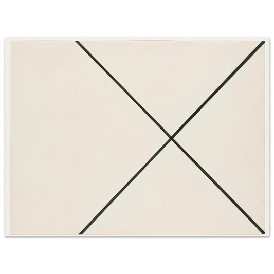 Ellsworth Kelly - Diagonal Lines Fine Art Poster - Default Title