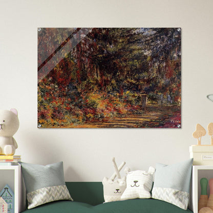 Path at Giverny - claude monet Acrylic Print - 70x100 cm / 28x40″ inches
