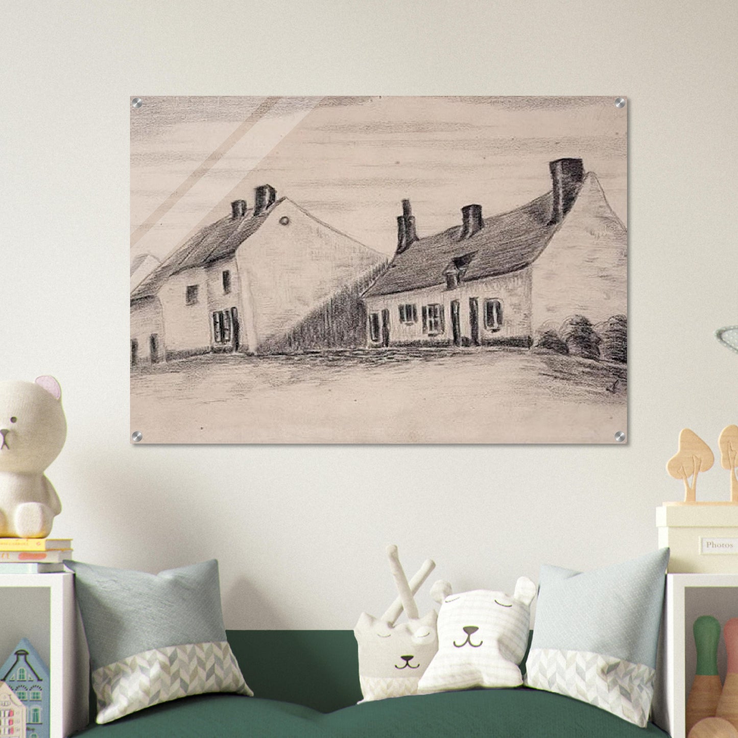 A Zandmennik house - Vincent van Gogh Acrylic Print - 70x100 cm / 28x40″ inches | Vincent van Gogh Wall Art | Vincent van Gogh Prints