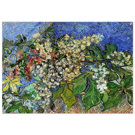 Blossoming Chestnut Branches - Vincent van Gogh Acrylic Print - 70x100 cm / 28x40″ inches | Vincent van Gogh Wall Art | Vincent van Gogh Prints