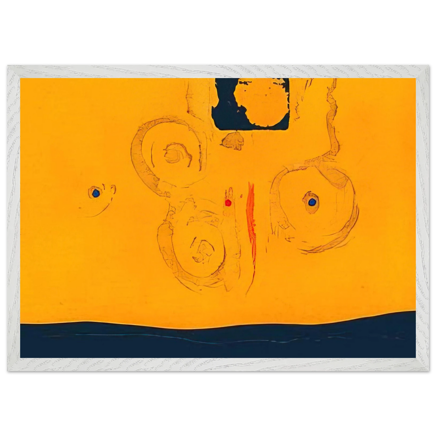 Helen Frankenthaler - Plaza Real - 1988 Wall art - 28x43  cm / XL (11x17 inches) - Fine Art Poster - -