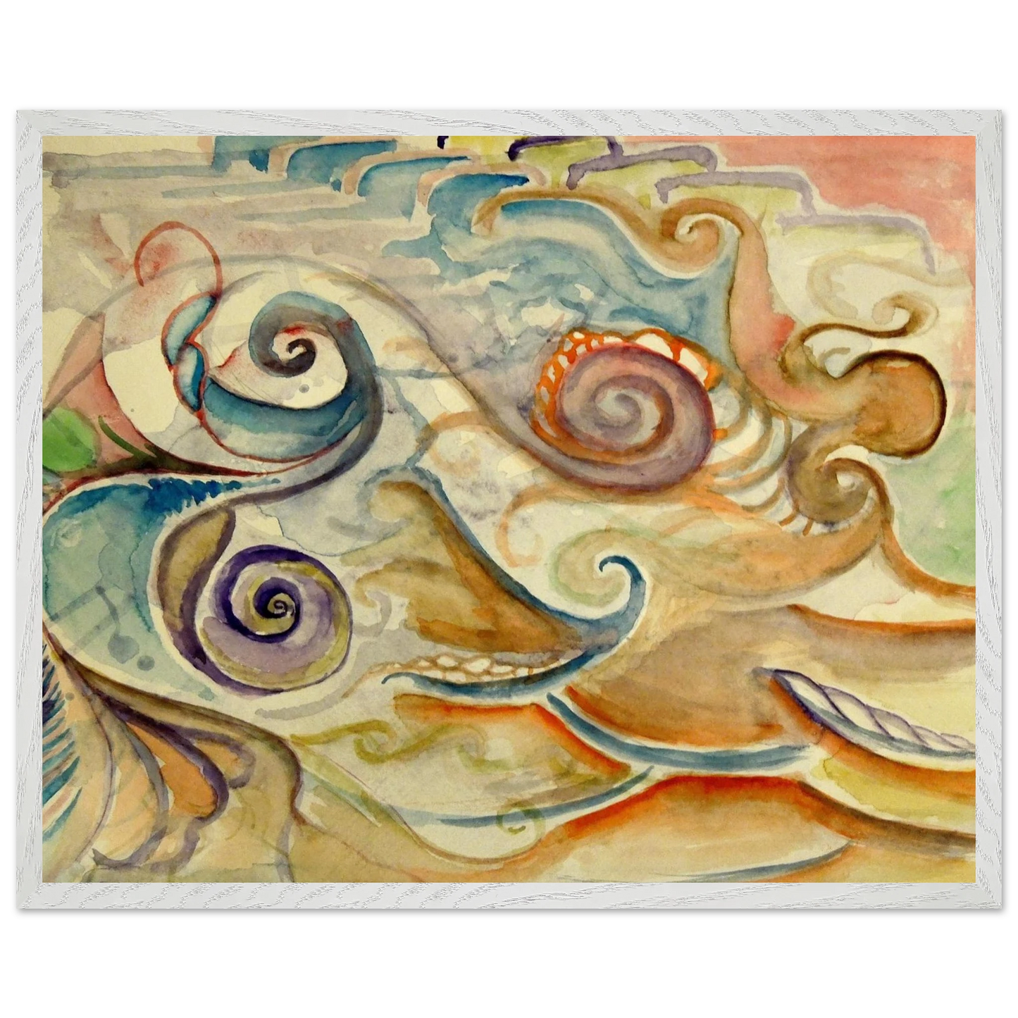 Walter Inglis Anderson - Walter Anderson Wall art - A1 (59.4 x 84.1  cm) - Premium Wooden Framed Poster With Fine Art Paper - Wood frame