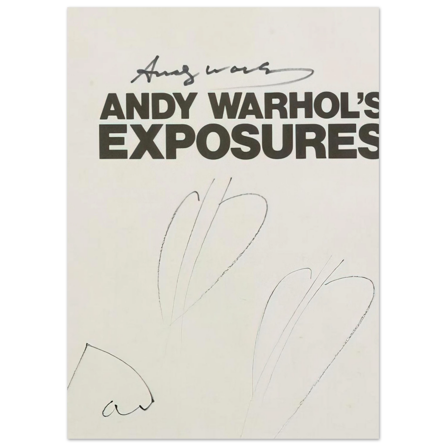 Andy Warhol - Butterfly Hearths  Andy Warhol's Exposures  Fine Art Poster - 40x60 cm / 16x24 inches