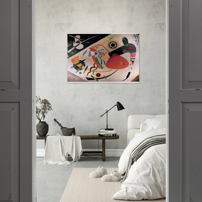 RED SPOT II 1921 - Wassily Kandinsky Brushed Aluminum Print - 70x100 cm / 28x40 inches | Wassily Kandinsky Aluminum Print | Wassily Kandinsky Prints