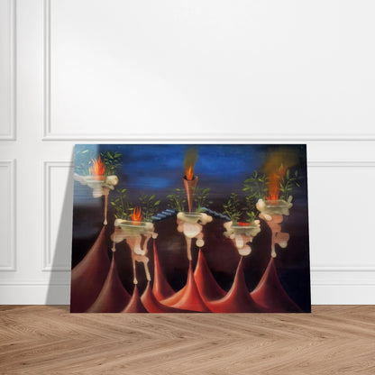 THE DESIRE - Remedios Varo Brushed Aluminum Print - 70x100 cm / 28x40 inches | Remedios Varo Aluminum Print | Remedios Varo Prints