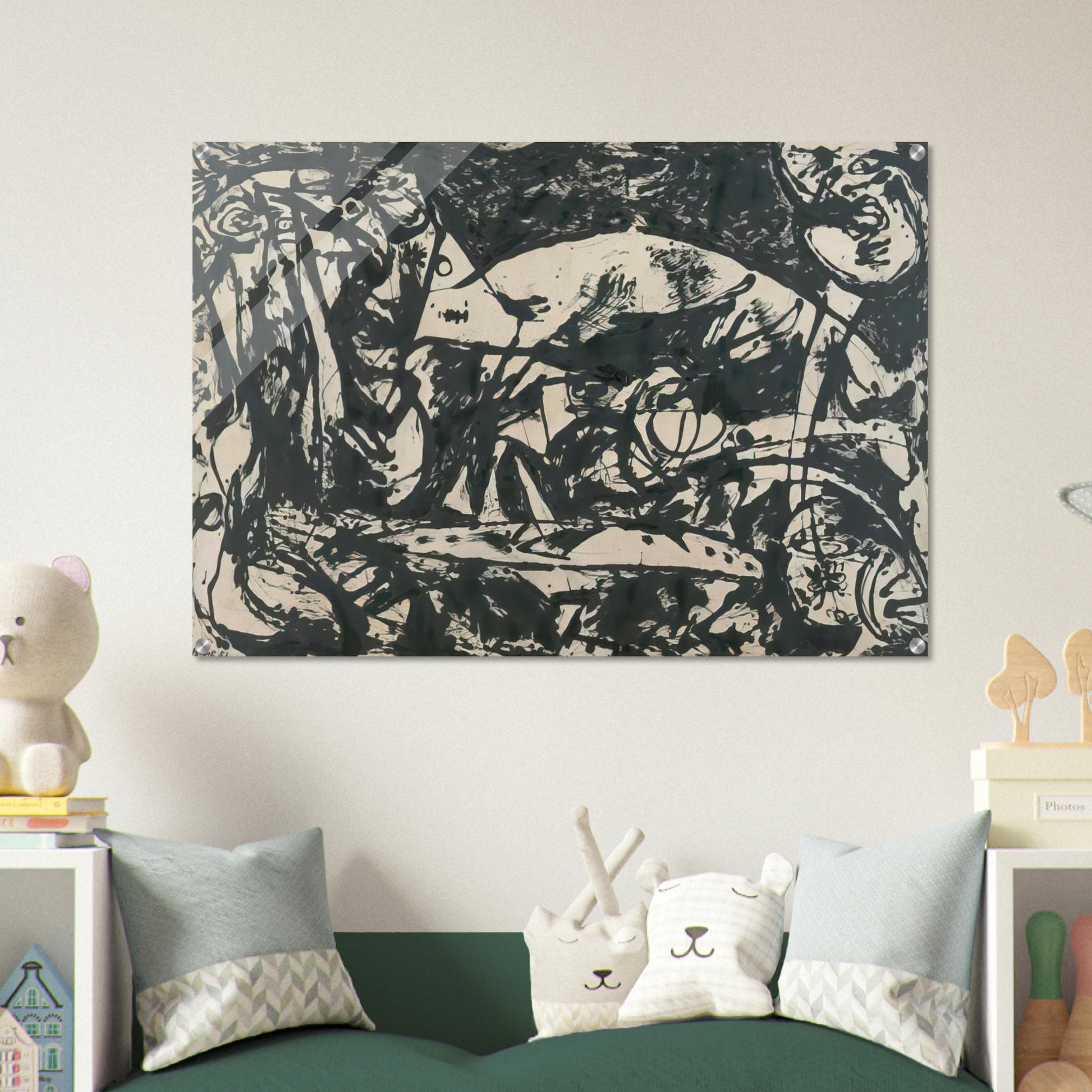 NUMBER 14 - Jackson Pollock Acrylic Print - 70x100 cm / 28x40″ inches | Jackson Pollock Wall Art | Jackson Pollock Prints