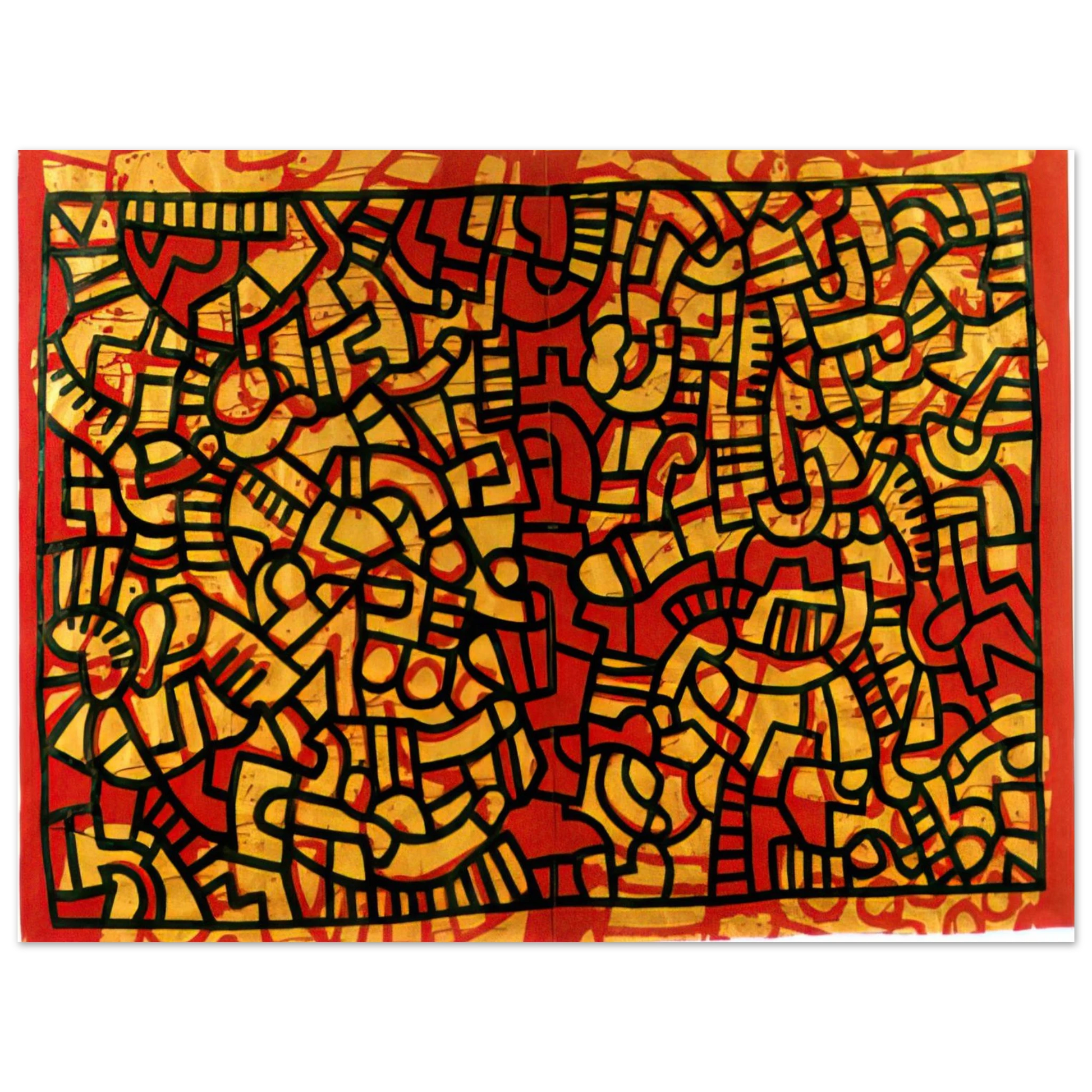 Keith Haring - UNTITLED 1979 Fine Art Poster - Default Title