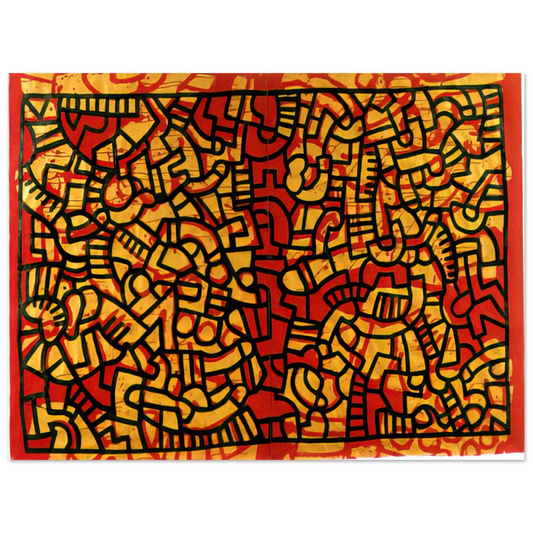 Keith Haring - UNTITLED 1979 Fine Art Poster - Default Title
