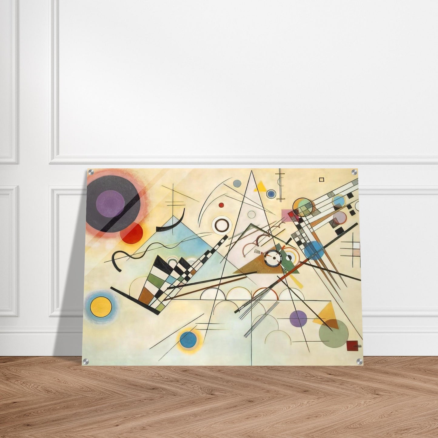 COMPOSITION VIII 1923 - Wassily Kandinsky Acrylic Print - 70x100 cm / 28x40″ inches | Wassily Kandinsky Wall Art | Wassily Kandinsky Prints
