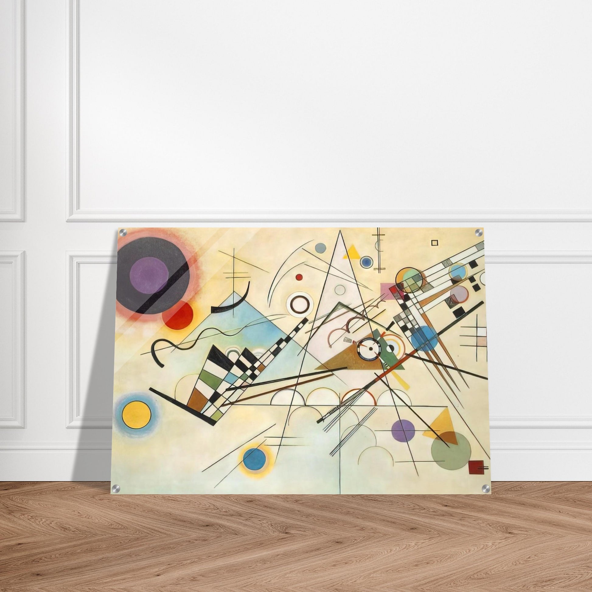 COMPOSITION VIII 1923 - Wassily Kandinsky Acrylic Print - 70x100 cm / 28x40″ inches | Wassily Kandinsky Wall Art | Wassily Kandinsky Prints