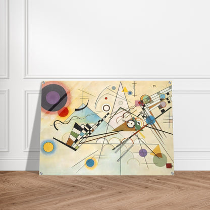 COMPOSITION VIII 1923 - Wassily Kandinsky Acrylic Print - 70x100 cm / 28x40″ inches | Wassily Kandinsky Wall Art | Wassily Kandinsky Prints