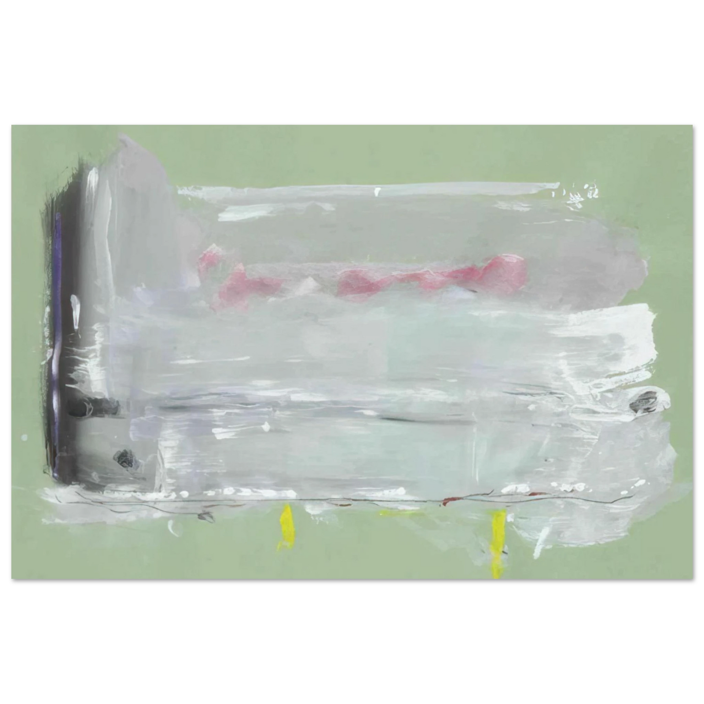 Helen Frankenthaler - Untitled - 1984 Wall art - 21x29.7 cm / 8x12" - Fine Art Poster - -